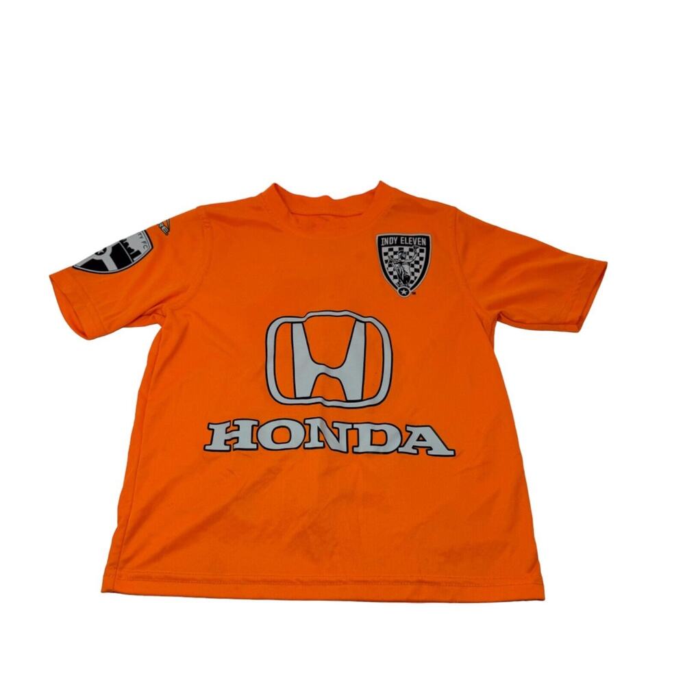 Score Indy Eleven Goalie Orange Jersey Soccer Futbol Sport Youth Boys 4 Youth XS
